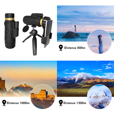 κινητό τηλεφωνικό τηλεσκόπιο 18x62 HD Bak4 χαμηλή νυχτερινή όραση για την πεζοπορία κυνηγιού Birding ενηλίκων